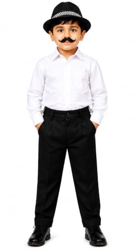 Image of Raj Costume Freedom Fighter Costume for Kids | Independence Day Fancy Dress | Patriotic School Function Dress | Boys & Girls