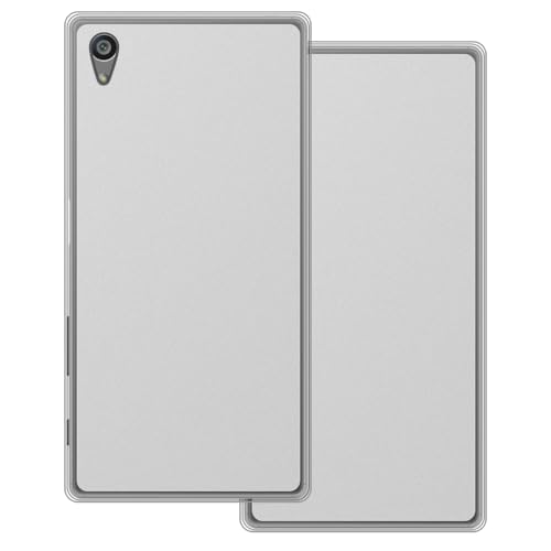 UOGNADGD 2-Pack TPU Case Compatible with Sony Xperia Z5 Premium Phone Cover - Shockproof Flexible Protective Accessories with Precise Cutouts (White+White)