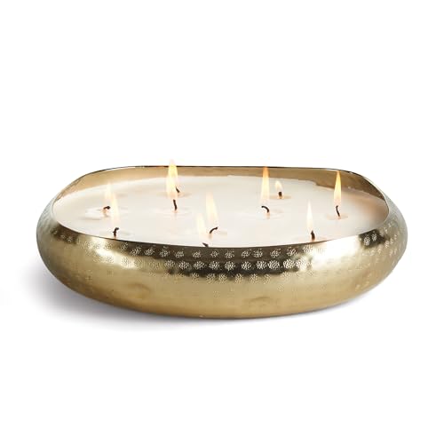 Napa Home & Garden Cashmere 10-Wick Candle Tray Gold