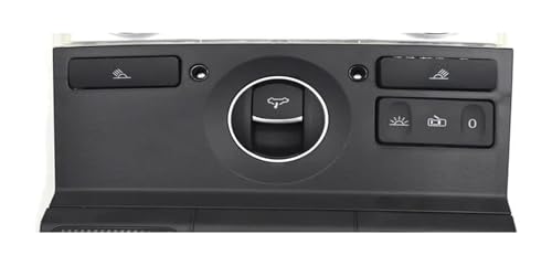 Lámpara de techo negra con interruptor integrado para consola VW CC 2