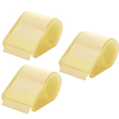 Millya Full Adhesive Super Sticky Notes Tearable Memo Pad Self-Stick Scratchpad,8M Per Roll,3 Rolls/Pack