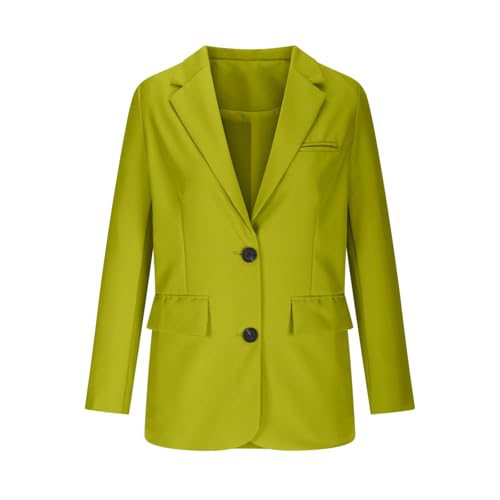 Women Long Sleeve Blazer Collar Thin Outfit Basic Oversized Work Elegant Casual Cardigan Fall Blazers Button Down 20254