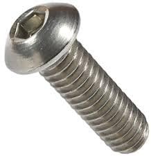 M10-1.50 x 45MM Button Head Socket Cap Screw, Allen Socket Drive, 18-8 (A2) Stainless Steel, Full Thread - Quantity 10 - by Fastener Depot, LLC