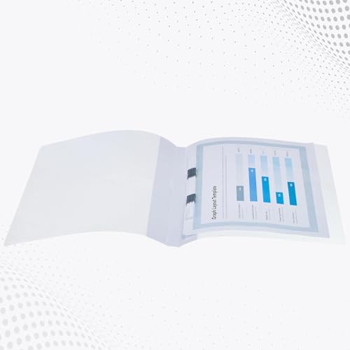 Image of Amazon Brand - Solimo A4 Report File Cover, Pack of 10, Transparent