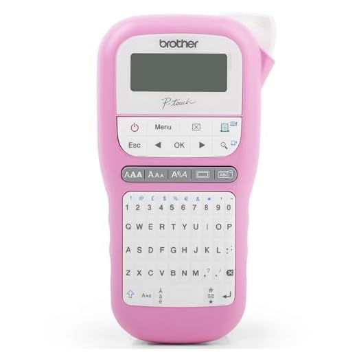 Etiquetadora-Rotuladora Brother PTH110PK Rosa