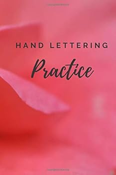 Paperback Hand Lettering Practice: Worksheets - Rose Book