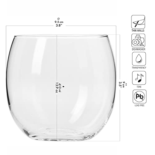 KROSNO Grandi Bicchieri Acqua Succo Vetro | Set di...