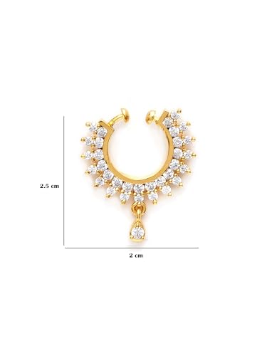 AD Diamond Nose Pin