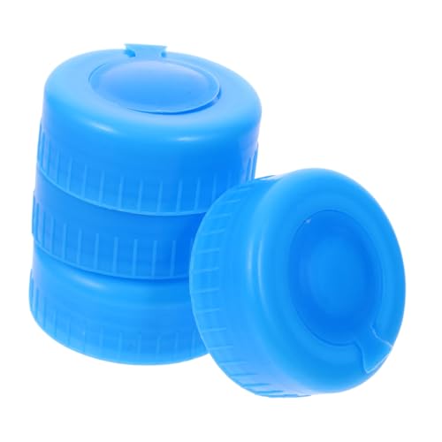 ELAYARD 4 Piezas Tapones Reutilizables para Jarras de Agua de Tapas de Tapones Antigoteo Resistentes y Prácticos para Botellas Deportivas y Enfriadores