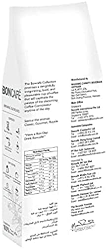BONCAFE Espresso Whole Beans Coffee, 500g - Pack of 2