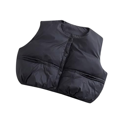 Baby Boys Girls V Collar Down Vest Winter Warm Lightweight Sleeveless Puffer Jacket Winter Coat Outerwear