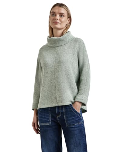 T-Shirt à col écharpe haut en tricot fin mode casual chic