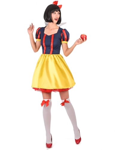 DEGUISE TOI Sexy Schneewittchen Kostüm für Damen Märchenprinzessin bunt - XL