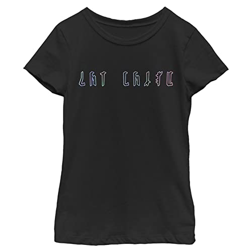 T-shirt Star Wars Mandalorian fille noir idéal pour le collège