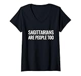 Photo Gallery donna astrology zodiac saying sagittarians are people too maglietta con collo a v Photo Gallery donna astrology zodiac saying sagittarians are people too maglietta con collo a v