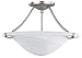 CANARM LTD. RISF65315BN Canarm LTD RISF65315BN Nouveau 3-Light Semi-Flush Mount Platinum