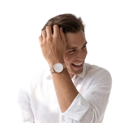 Image of Daniel Wellington Round 41mm Silver Dial Analog Men Watch - DW0DG0502