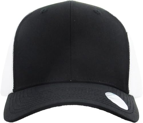 Image of Classic 6 Panel Cotton Twill Mesh Trucker Cap Hat Adjustable Snapback Hat