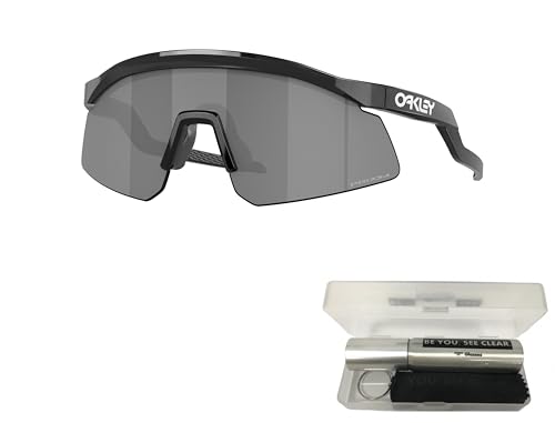 Oakley OO9229 Sunglasses Bundle: OO 9229 HYDRA 922901 Hydra Black Ink Prizm Black and Eyewear Cleaning Kit2