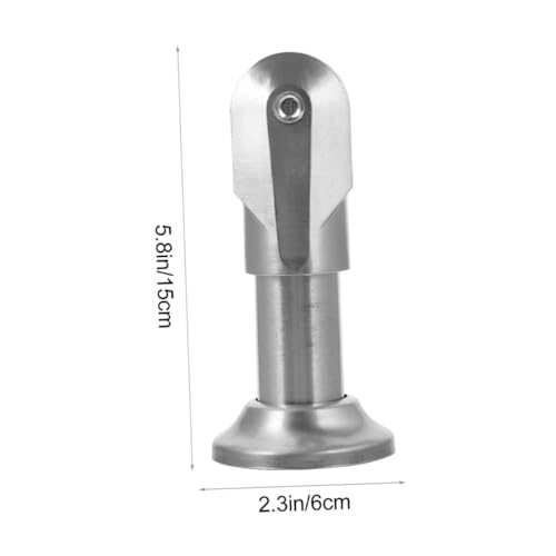 Cloison de toilette support DOITOOL kit fixation métallique mur et sol - 2