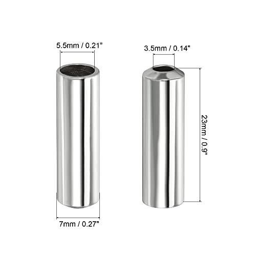 Image of MECCANIXITY Pull Cord Tassels Window Blind Extender Chain Drop Knobs Pull Ends Silver Tone, for Curtain Blinds Shades Light Ceiling Fan Pull Switch, Pack of 6