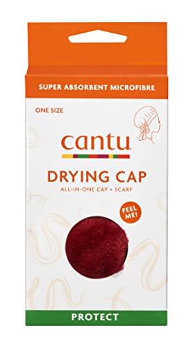Cantu Microfiber Drying Cap, Red