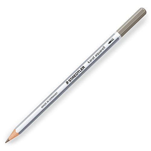 Staedtler Karat Aquarell Pencil โ Professional Watercolour Pencil - Single Pencil โ Warm Grey - 85