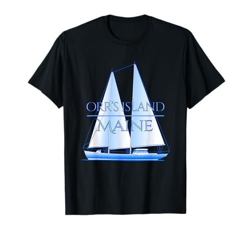 Orr'S Island Maine Marinero náutico costero Camiseta
