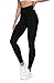 QUEENIEKE Yoga Hosen Damen-hohe Taillen Yoga Leggings mit Tasche Trainings Strumpfhosen für Laufen Fitness Farbe Schwarz Größe S（4/6）