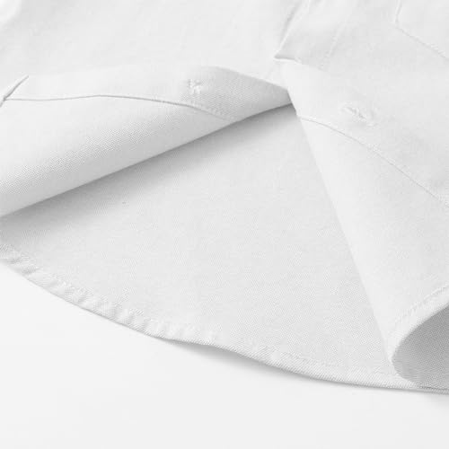 Toddler Boys Button Up Henley Shirt Baby Summer Linen Cotton Dress Shirts Kids Short Sleeve Tees Tops with One Pocket3