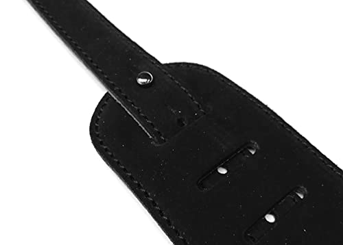Custom Style T8SU – Sangle de guitare et de basse en cuir suédé - Les Beatles, Paul McCartney, John Lennon, RIngo Starr, George Harrison Custom Style T8SU - Sangle de guitare et de basse en cuir suédé – Image 4