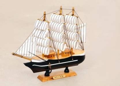 SMARTS COLLECTION Decorative Sailing Ship Showpiece - 12.5 Cm | Multicolor Bamboo Construction | Perfect Table, Car, Or Floor Accent (B0CWVGTJ3V) Amazon Price History, Amazon Price Tracker