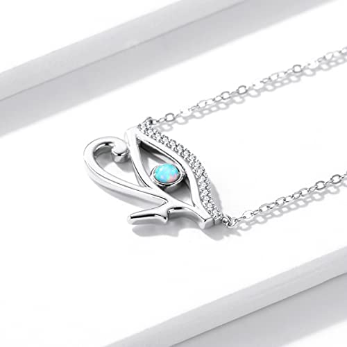 Collier ras du cou œil d'Horus, votre amulette de sérénité argent - 7