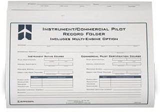 Jeppesen Instrument/Commercial Student Record Folder (Single Record)