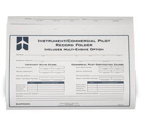 Jeppesen Instrument/Commercial Student Record Folder (Single Record)