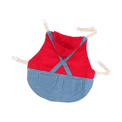 Kisangel 1Set Durable Rabbit Harness Leash with Outdoor Traction Rope Stylish Bunny Clothes for Special Occasions and Photo Taking for Pet Rabbits and Guinea Pigs