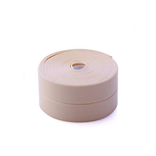 Toolstar Pink Bath Tape, Pvc Self-Adhesive Bath & Kitchen Caulk Tape Sealant Strip Decorative Trim For Bathroom, Kitchen And Toilet (3.2M*3.8Cm, )