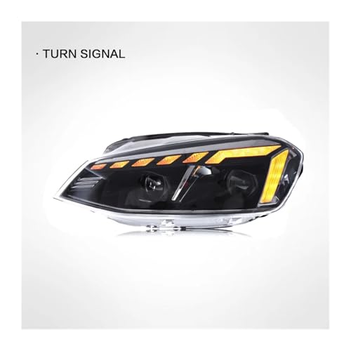 Conjuntos de faros delanteros Volkswagen Golf 2013-2017 con intermitentes 5