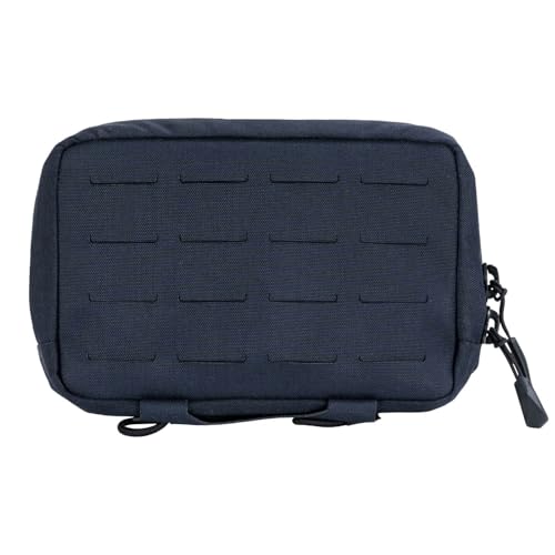 Point Blank Duty Gear General Purpose Tactical MOLLE Pouch, Horizontal Tank Track Design, 4x6x2 Inch (Midnight Navy)
