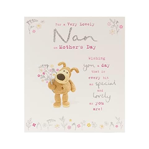 Boofle Mother's Day Card for Nan With Envelope - Cute Design Cover
