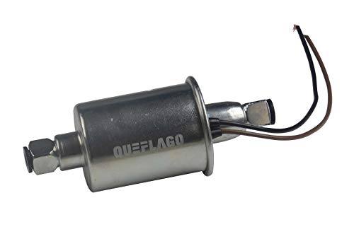 Queflago E8012S Universal Electric Fuel Transfer Pump 12V Inline External 5/16Inch 5-9Psi Gas Diesel Compatible With Marine Carburetor #TOP4