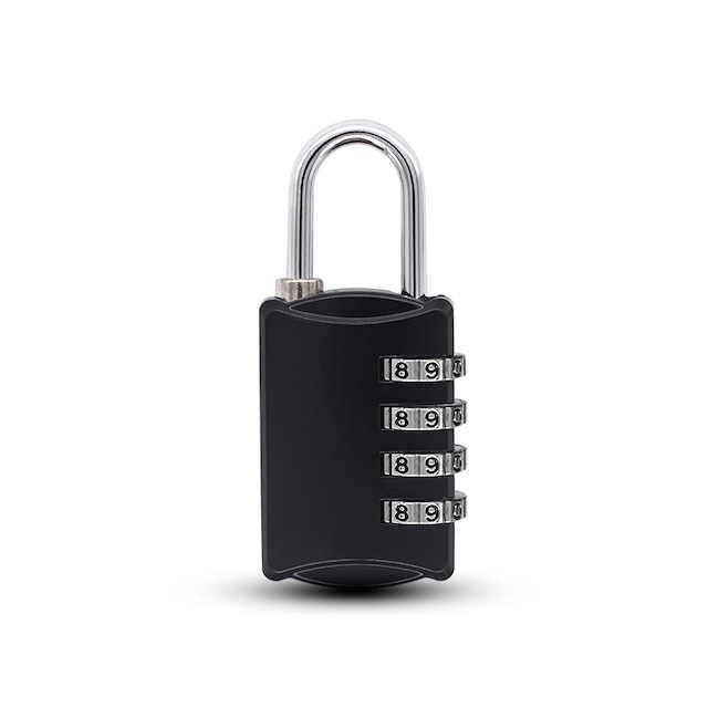QUIRA Small Combination Lock for Locker, 4-Digit Mini Combo Lock for Backpack and Luggage, Combination Padlock for School Gym Locker (Multicolour)-image-40