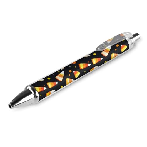Materiale: realizzate in materiale PC di qualità, queste penne con stampa di Halloween Candy Corn supportano penne a sfera, penne a sfera, penne a sfera, penna a sfera, penna a sfera, penna a sfera, penne a sfera, penne e ricariche per penne e penne e penne da scrittura offrono una consistenza di scrittura confortevole