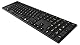 Lacerto® | 14x14mm - Deutsches Aufkleberset für PC & Laptop Tastaturen inkl. Zusatztasten & Ziffernblock | Farbe: Schwarz