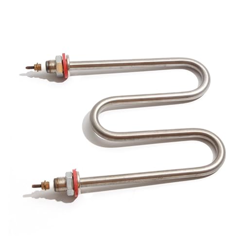 Resistencia de elemento calefactor tipo U doble 3KW con rosca M16 de acero inoxidable para caldera 4