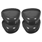 GLEAVI 2 Pairs Steel Toe Caps for Shoes: Alloy Metal Shoe Protectors with Rubber Edge for Men and Women, Safety Toe Guards for Work Construction and Factory