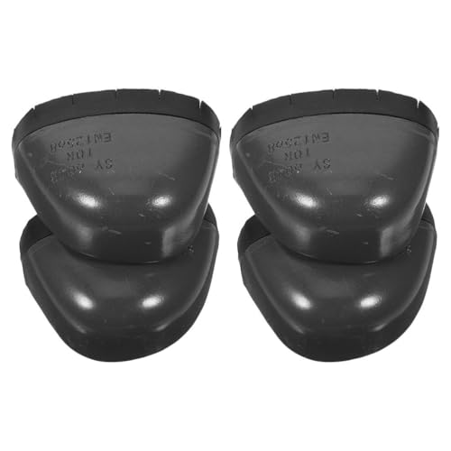 GLEAVI Steel Toe Caps for Shoes: 2 Pairs Metal Shoe Protectors with Rubber Edge for Men and Women for Work Construction and Factory Use