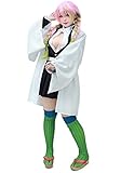 C-ZOFEK Women's US Size Mitsuri Cosplay Costume Kimono Outfit with Socks for Halloween