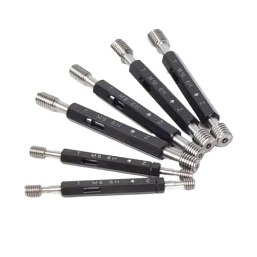 Calibrador métrico roscado M0.8 M0.9 M1 M1.2 M1.4 M1.6 M1.7 M2 M2.5 M3 M4 M5 M6 M8 M10 M12 M16 derecho gage fino métrico (M3x0.5)