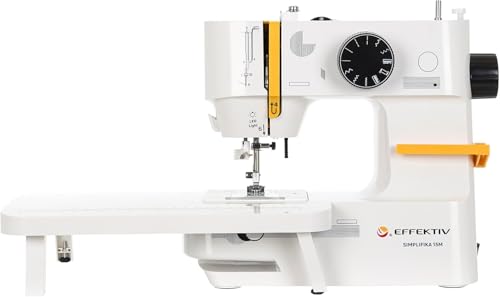 EFFEKTIV - Machine à coudre compacte portable et polyvalente Simplifika 15 m | 15 points...